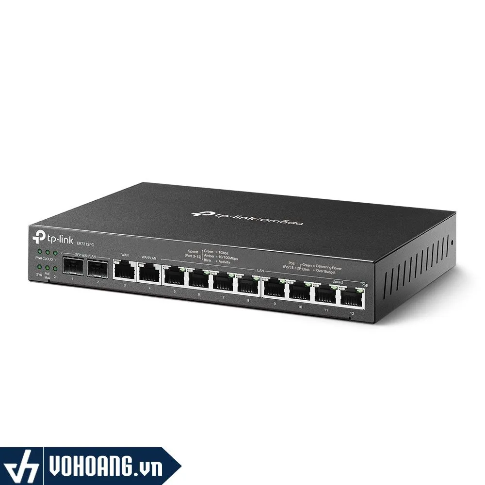 TP-Link ER7212PC - quản lý tập trung Omada qua cloud TP-Link Omada ER7212PC quản lý tập trung