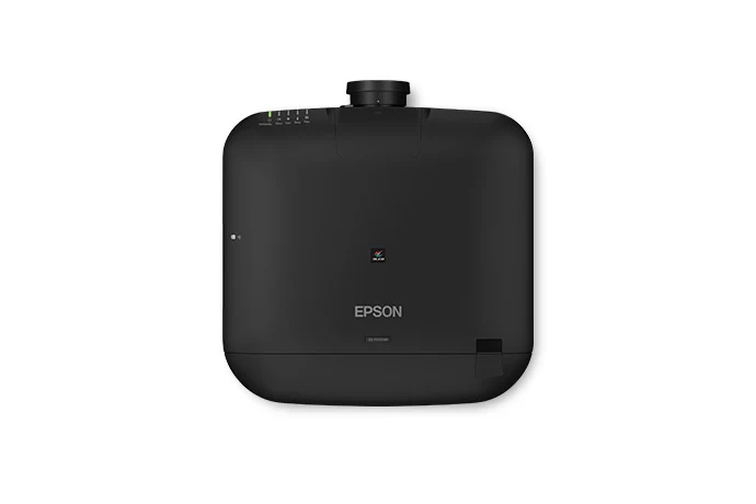 Máy chiếu Epson EB-PU1008B nhìn từ trên - thiết kế nhỏ gọn nhất Pro Series ống kính rời