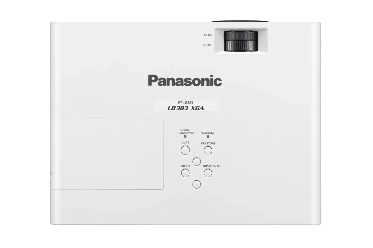 Máy Chiếu CŨ Panasonic PT-LB385 - hình ảnh minh họa Máy chiếu Panasonic PT-LB385 mặt trên