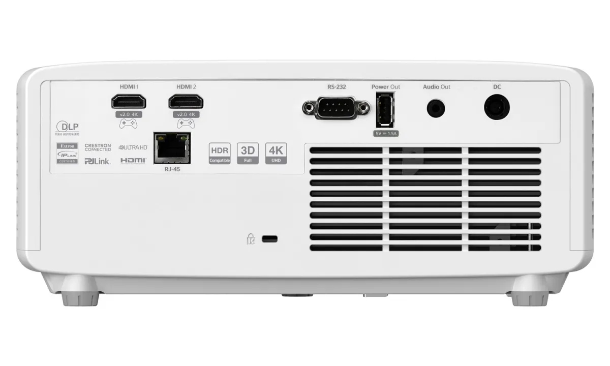 Máy chiếu Optoma ZK450 cổng kết nối phía sau
