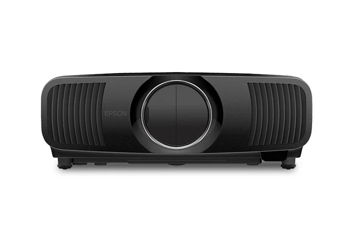 Máy chiếu Epson EH-LS12000B góc nghiêng trái - thân đen cao cấp, ống kính motorized 4K