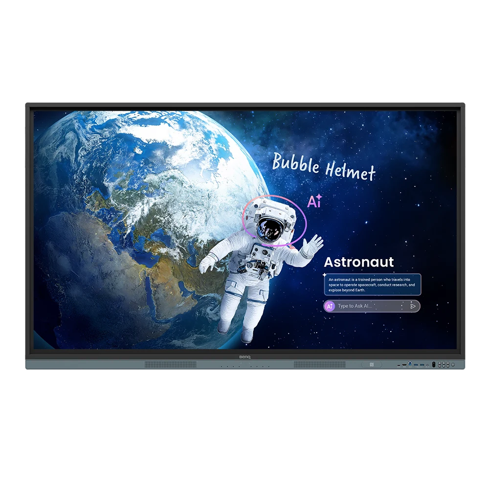 BenQ RM6505 65 inch màn hình tương tác 4K Android 15 EDLA AI 10 TOPS