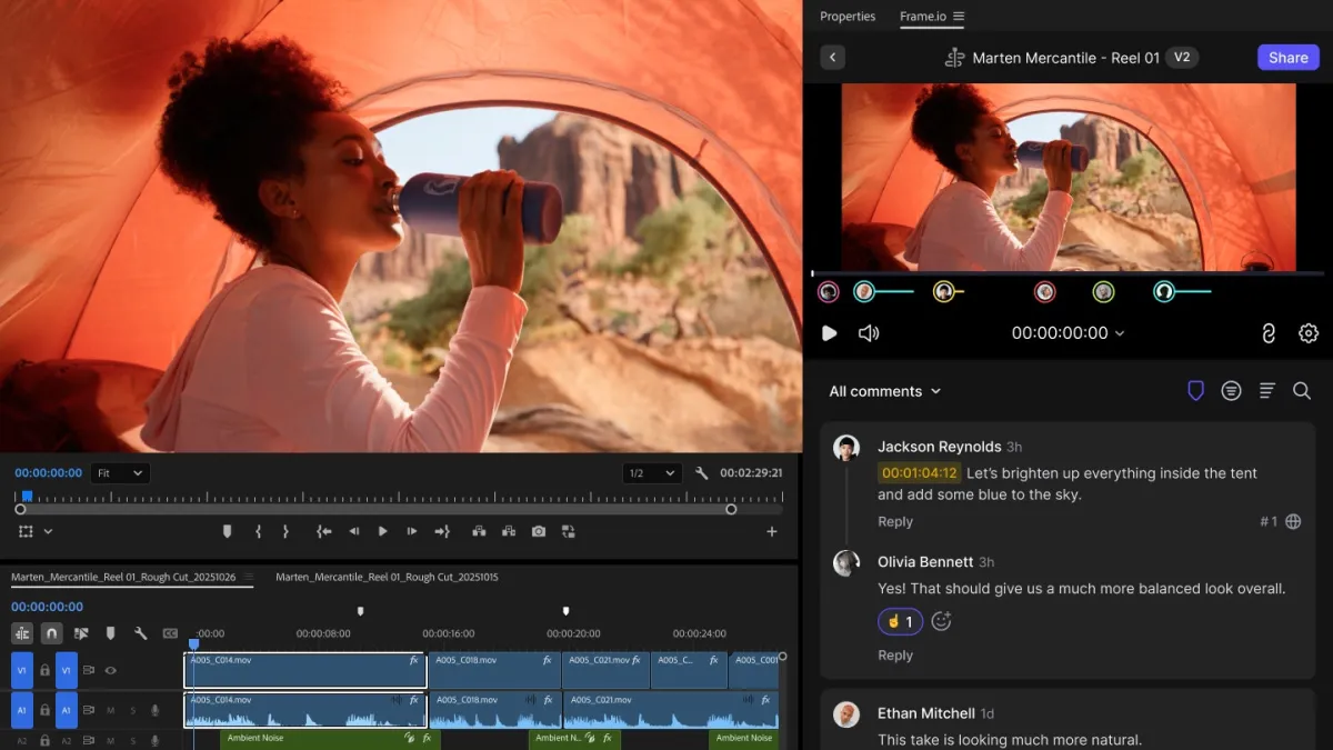 Media Intelligence tìm cảnh quay bằng AI trong Premiere Pro 2025 Tính năng AI Media Intelligence trên Adobe Premiere Pro 2025