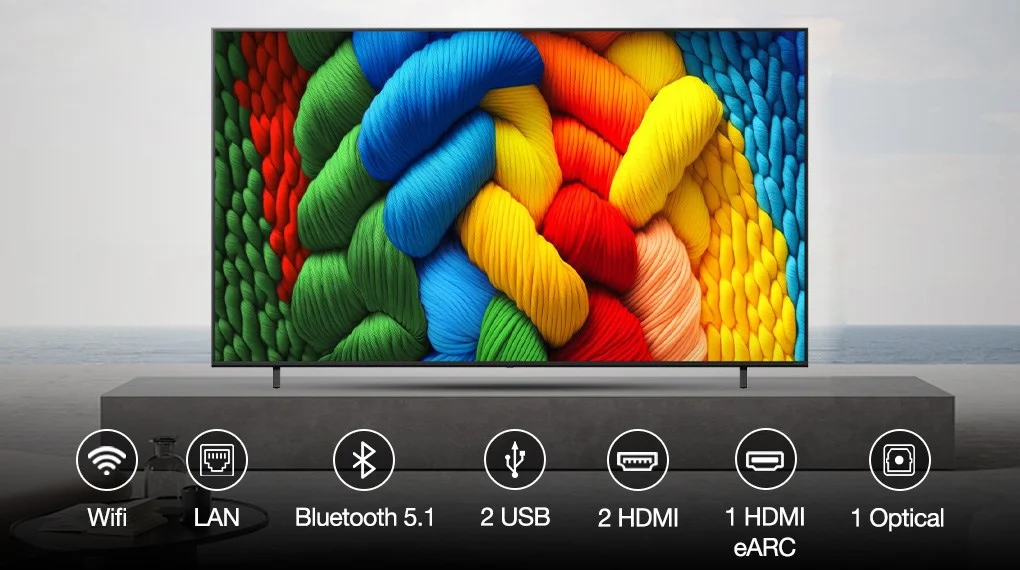 Tivi LG 75NANO80ASA hỗ trợ HDR10 Pro và FILMMAKER Mode