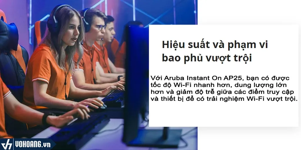 Aruba Instant On AP25 - quản lý cloud cho doanh nghiệp Aruba Instant On AP25 quản lý qua app và cloud