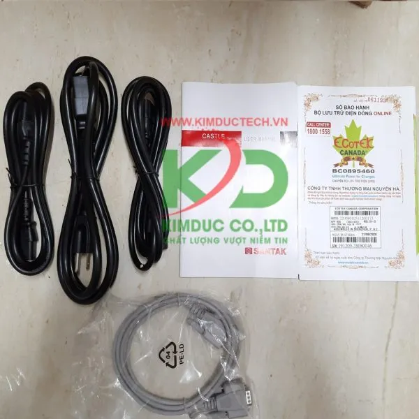 Santak Online C1K - màn LCD, WinPower, dải áp 100-300V Santak Online C1K-LCD thiết kế tower