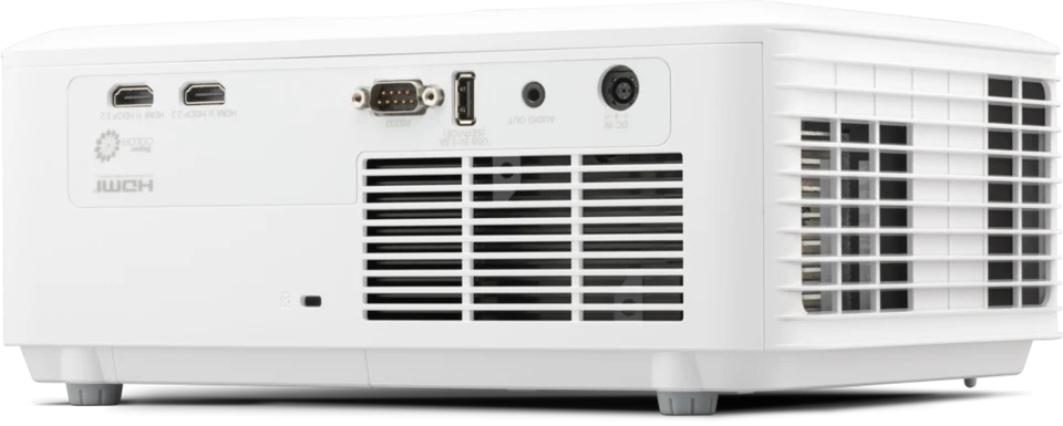 Cổng kết nối máy chiếu ViewSonic LSD400HD - HDMI 2.0, RS-232, Audio 3.5mm, USB-A