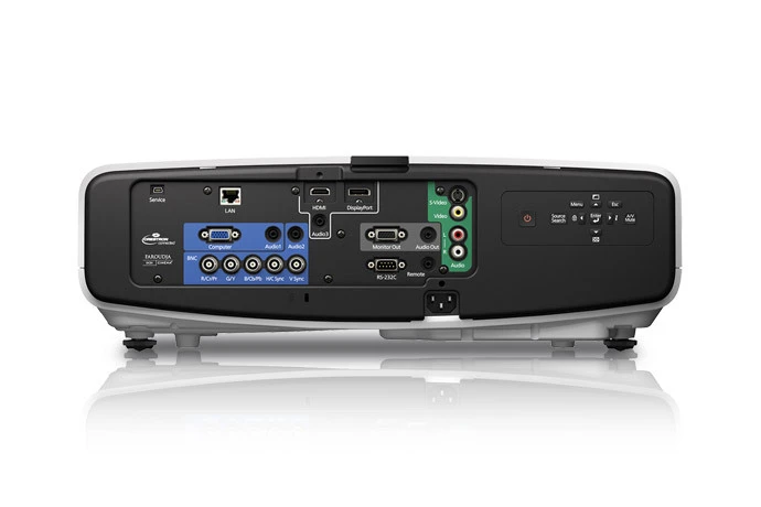 Máy chiếu cũ Epson EB-G6550WU mặt sau cổng kết nối HDMI DisplayPort 5-BNC