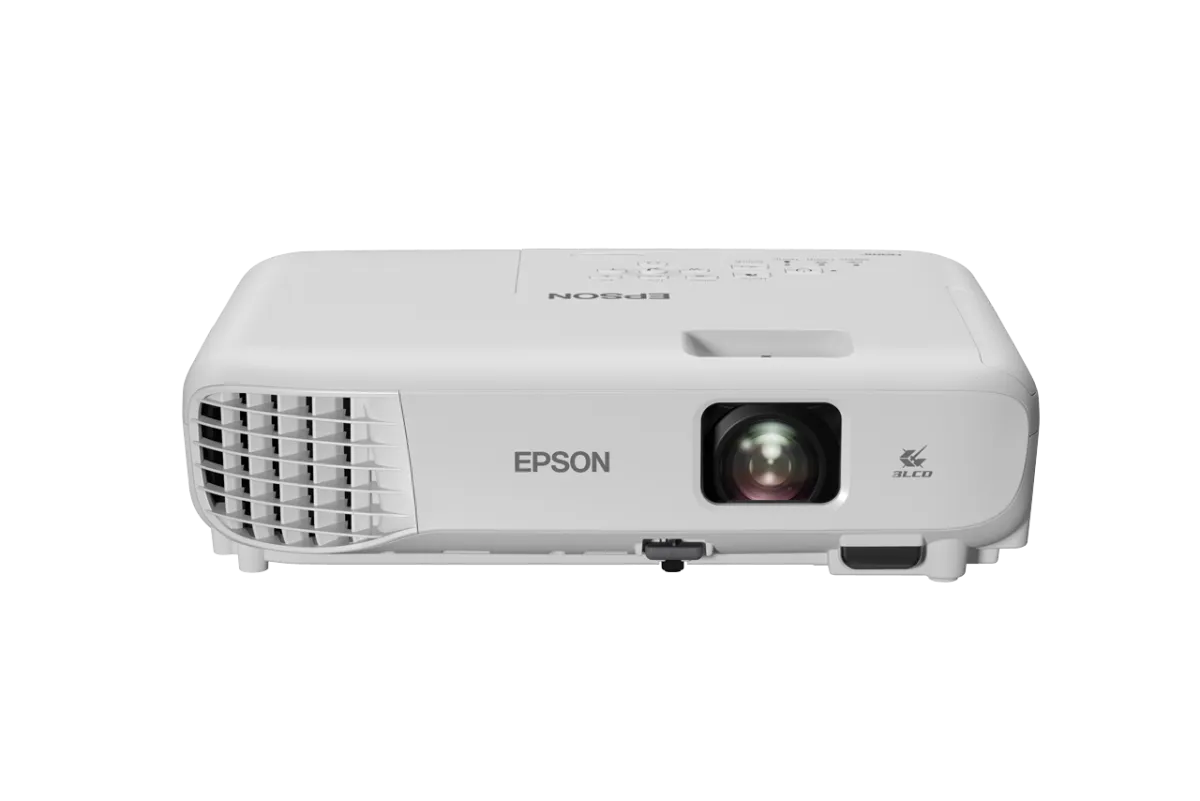 Máy chiếu Epson EB-E12 góc nghiêng - Thiết kế nhỏ gọn 2.4kg