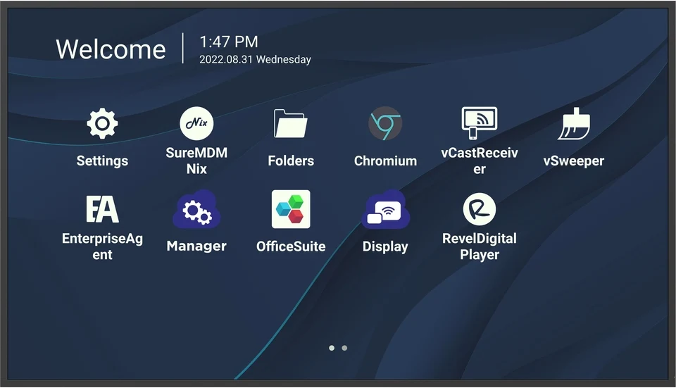 Màn hình quảng cáo ViewSonic CDE6530 65 inch 4K UHD - mặt trước