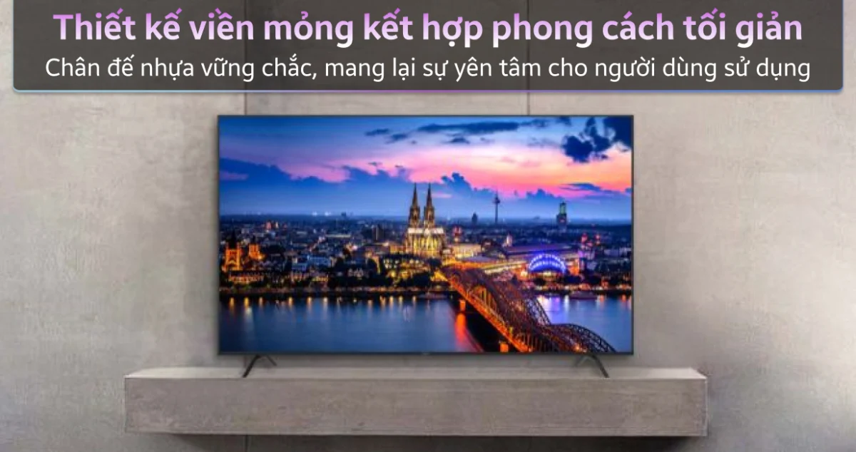 Tivi Aqua AQT43K800FG màn Full HD, HDR10 màu sắc chân thực
