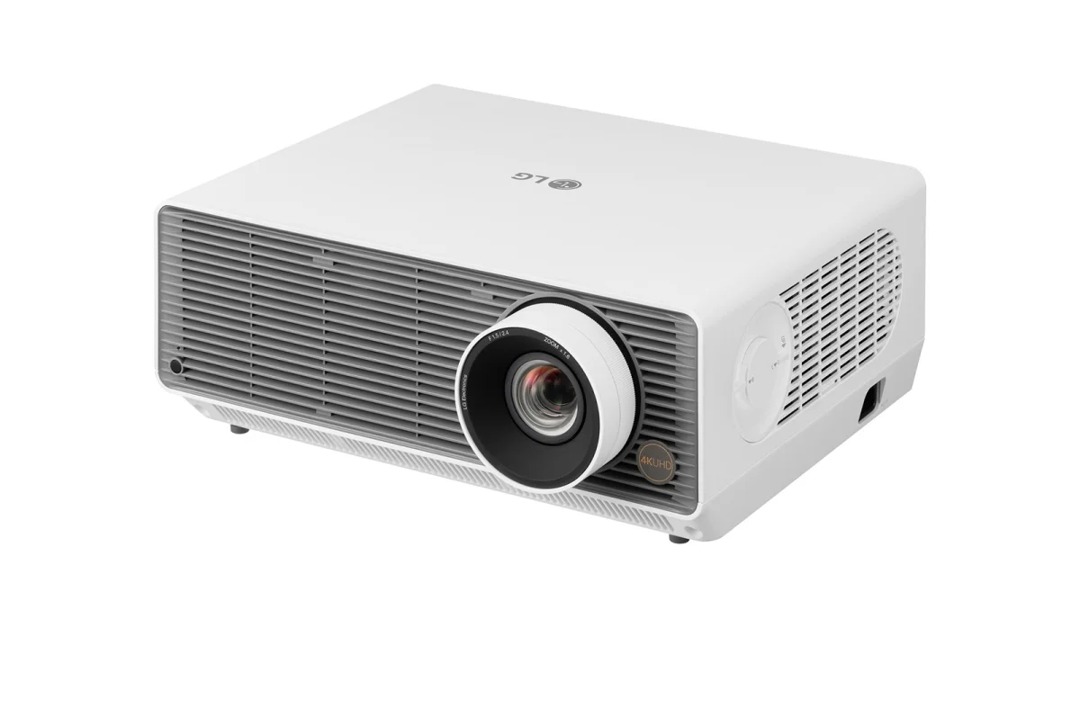 LG BU60RG mặt bên - 370x290x155.7 mm gọn cho mọi không gian