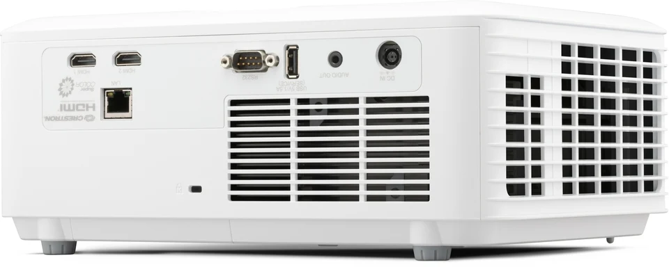 Cổng kết nối máy chiếu ViewSonic LS630W - 2x HDMI, LAN RJ45, RS-232, USB-A, Audio Out 3.5mm