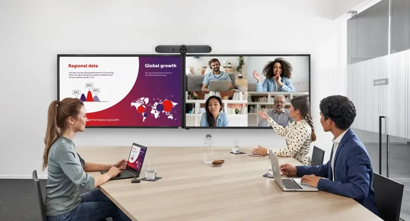 Barco ClickShare CX-50 Gen2 - base unit, cổng USB-C, LAN 2.5Gbit Barco ClickShare CX-50 Gen2 cổng kết nối và base unit