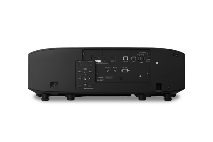 Cổng kết nối Epson EB-PQ2008B - HDMI, DVI-D, SDI, HDBaseT, LAN RJ45, RS-232C, tương thích Crestron
