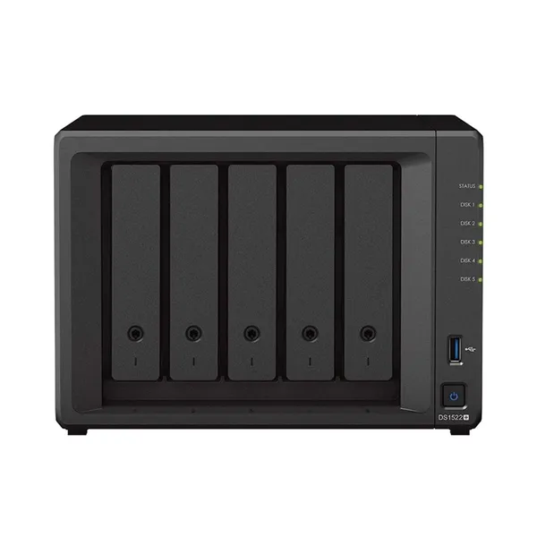 Synology DS1522+ - NAS 5 khay AMD Ryzen Synology DS1522+ NAS 5-bay cho doanh nghiệp