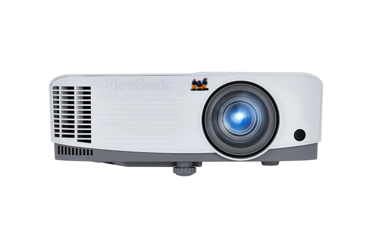 Máy chiếu ViewSonic SP16 góc nghiêng trước - thân máy trắng gọn nhẹ 2.2kg