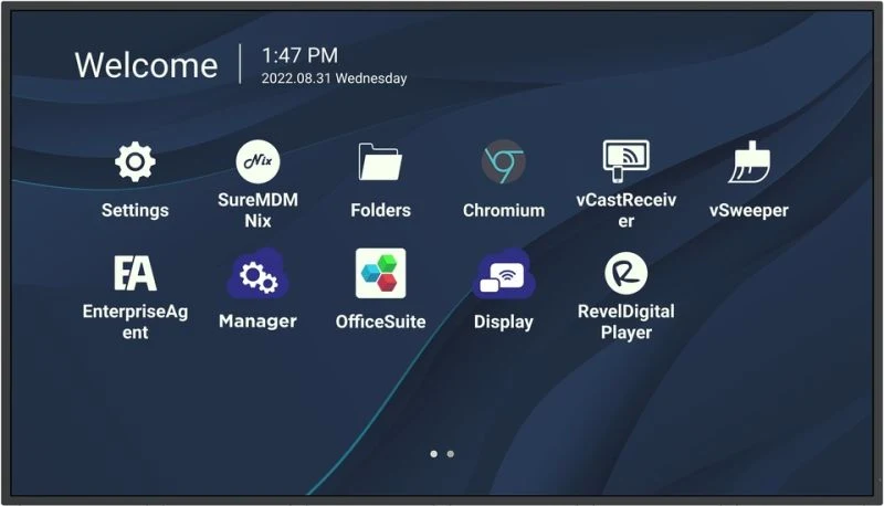 Màn hình quảng cáo ViewSonic CDE4330 43 inch 4K UHD chính hãng - mặt trước