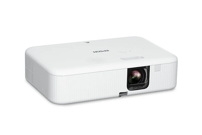 Máy chiếu Epson CO-FH02 góc nghiêng phải - thiết kế mini nhỏ gọn cho giải trí gia đình