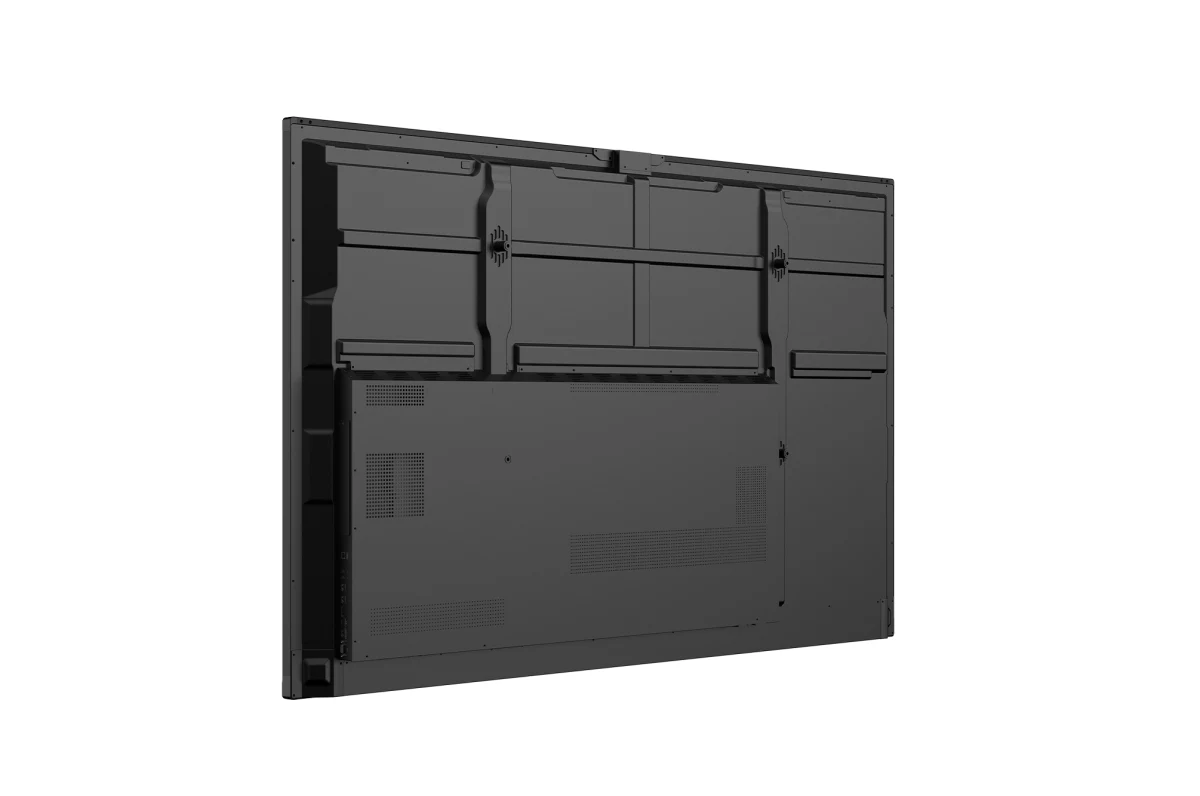 Màn hình tương tác LG 75TR3DQ-B 75 inch - ứng dụng thực tế Màn hình tương tác LG 75TR3DQ-B mặt sau góc nghiêng