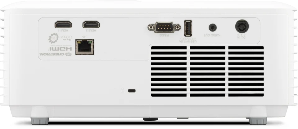 Cổng kết nối máy chiếu ViewSonic LS630HD - 2 cổng HDMI, RJ45 LAN, RS-232, USB-A, Audio Out 3.5mm