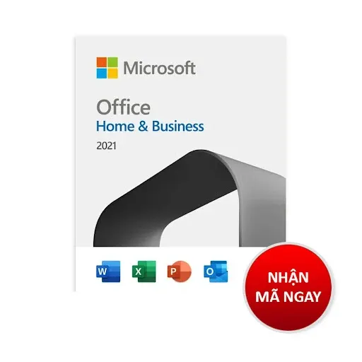Office Home & Business 2021 - Word, Excel, PowerPoint, Outlook Microsoft Office Home & Business 2021 bản quyền
