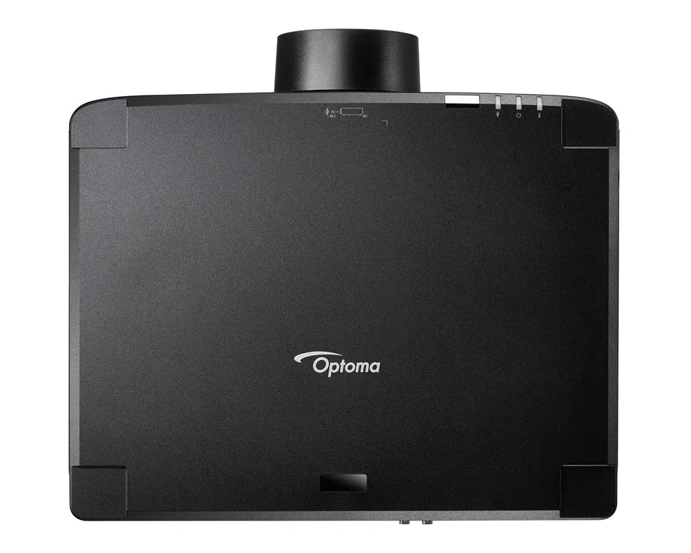 Ống kính zoom và lens shift điều khiển điện của Optoma ProScene ZU820T Cận cảnh ống kính máy chiếu laser Optoma ProScene ZU820T