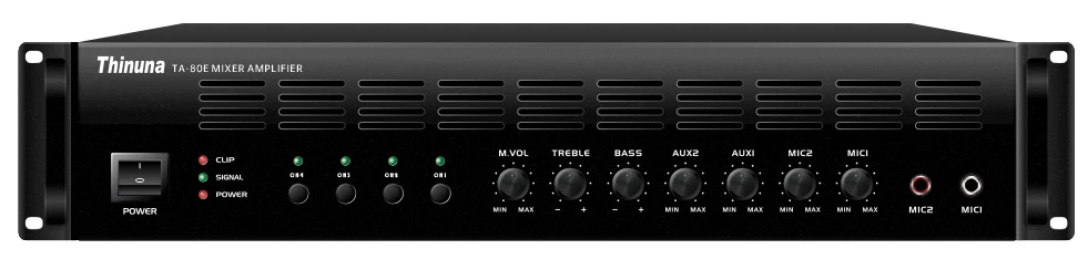 Amply Liền Mixer THINUNA TA-120E (120W, 4 Vùng Loa) chính hãng THINUNA