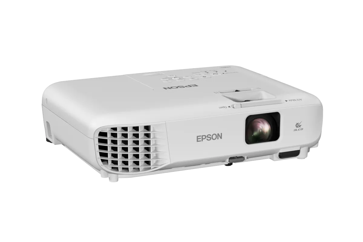 Máy chiếu Epson EB-X52 góc nghiêng - Thiết kế hiện đại