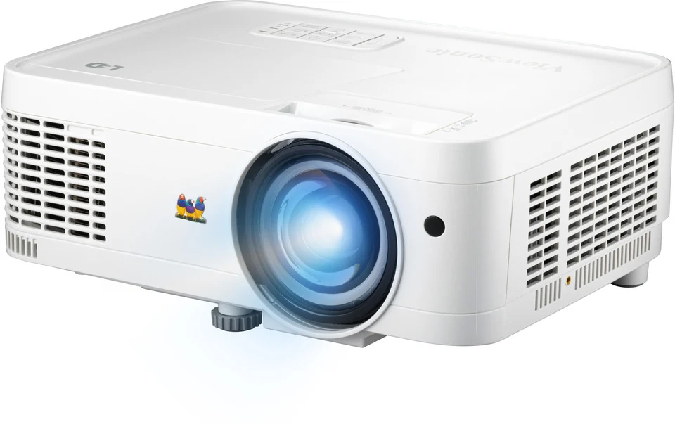 Máy chiếu ViewSonic LSD300W-ST LED góc nghiêng trái - nguồn sáng LED 60.000 giờ cho phòng học