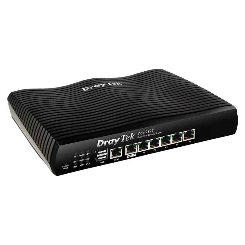DrayTek Vigor2927 - router cân bằng tải dual-WAN Gigabit Router cân bằng tải DrayTek Vigor2927 dual-WAN Gigabit