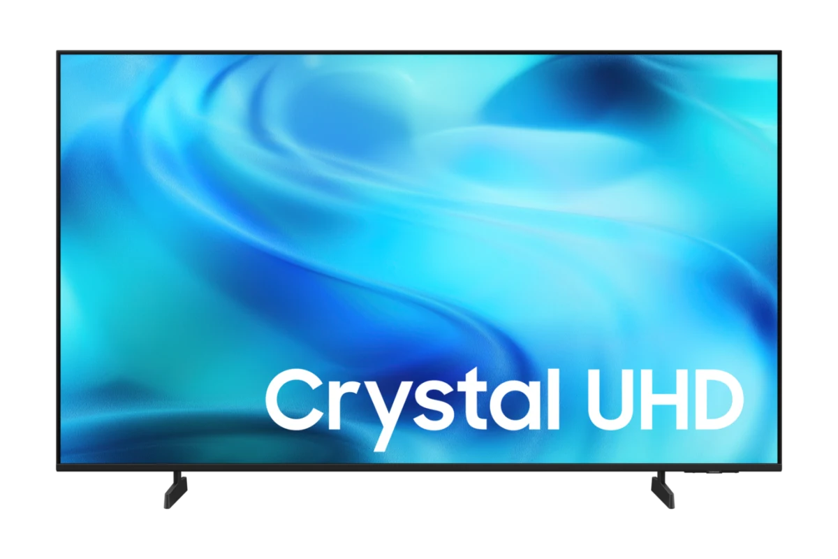 Tivi Samsung Crystal UHD U8000H 4K 2026 mặt trước thiết kế viền mỏng