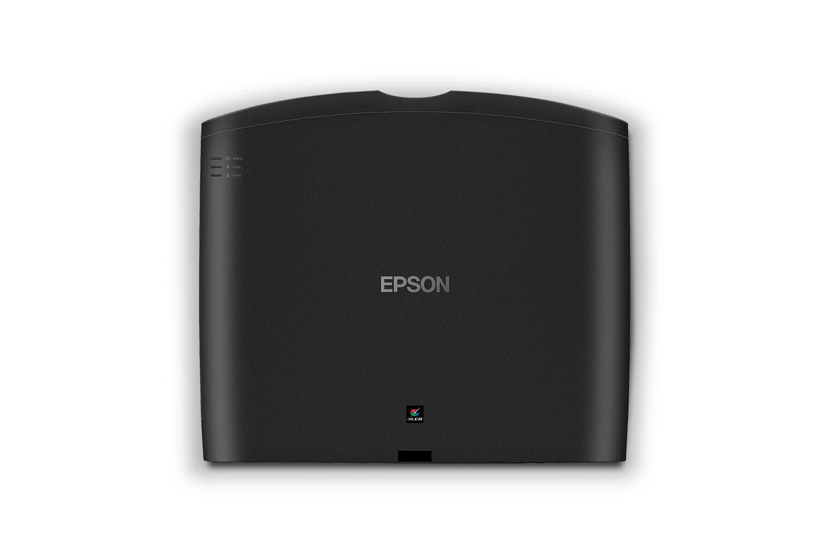 Epson EH-LS9000W nhìn từ trên - ống kính zoom điện 2.1x lens shift