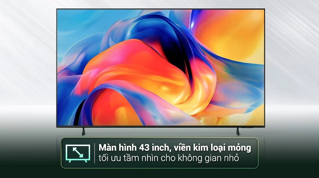 Tivi Samsung UA43M77HA đèn nền Mini LED kiểm soát ánh sáng chính xác, tương phản vượt trội