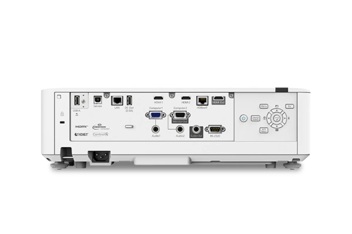 Máy chiếu Epson EB-L630U mặt sau - Cổng HDMI HDBaseT LAN Wireless
