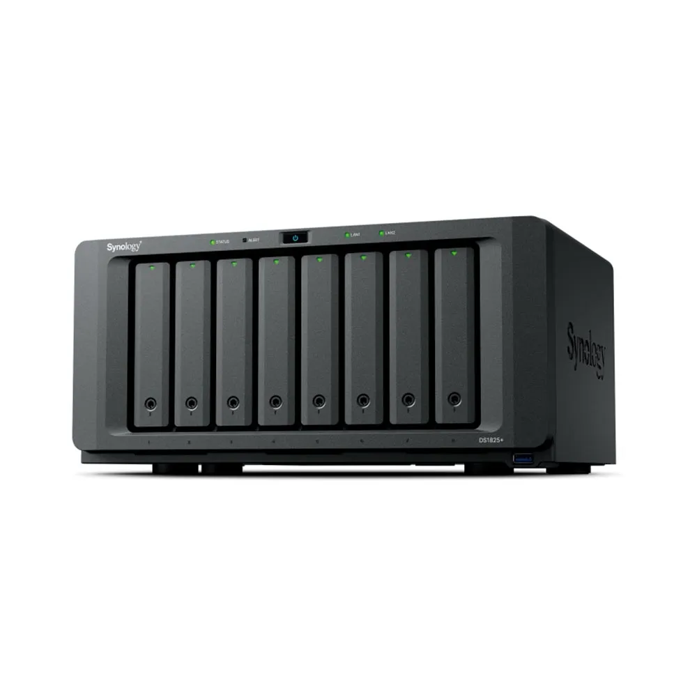 Cổng kết nối mặt sau Synology DS1825+