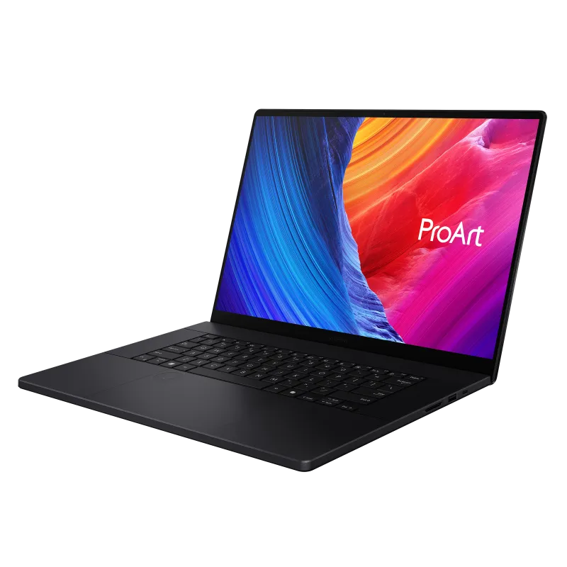 Thiết kế mỏng nhẹ laptop ASUS ProArt P16 H7606 Laptop ASUS ProArt P16 H7606 góc nghiêng thân máy mỏng nhẹ