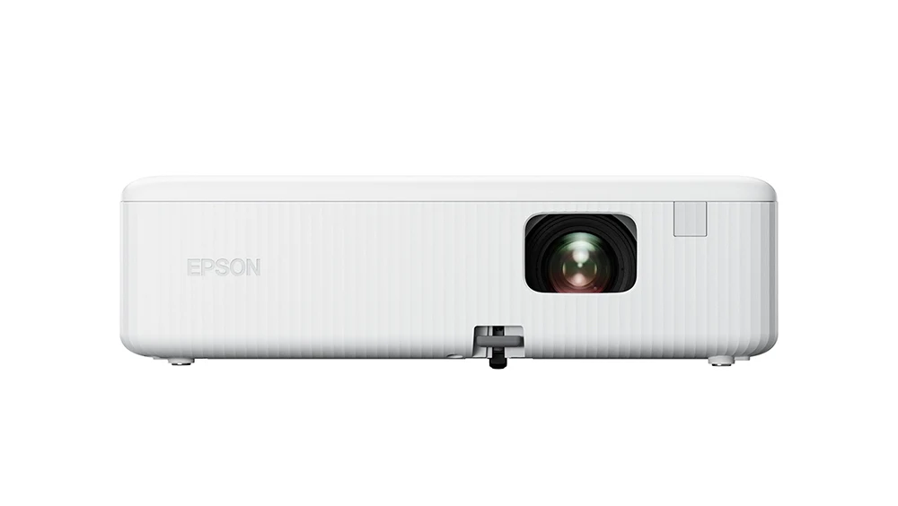 Máy chiếu Epson CO-FH01 nhìn thẳng mặt trước - ống kính 3LCD Full HD 1080p
