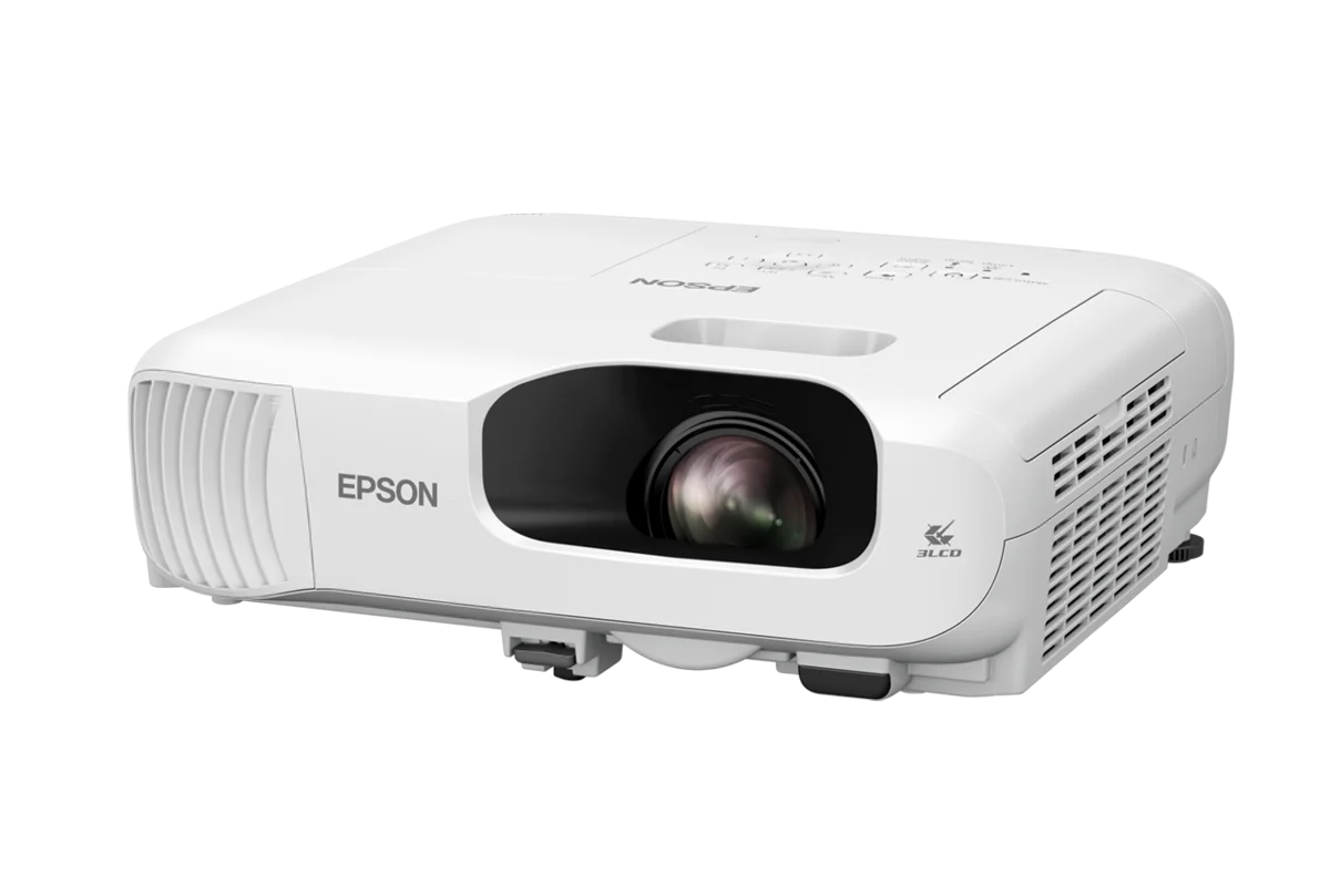 Máy chiếu Epson EB-W56S chính diện - short throw 0.6 nhỏ gọn