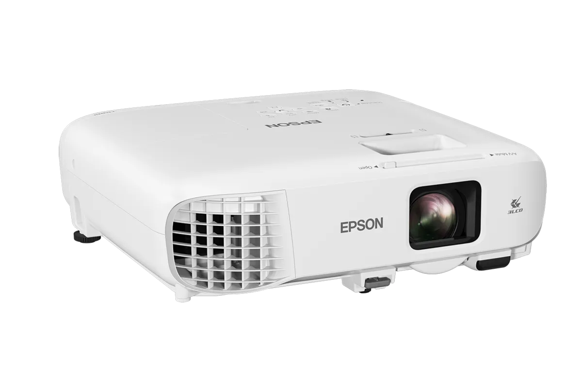 Máy chiếu Epson EB-982W trình chiếu trong lớp học