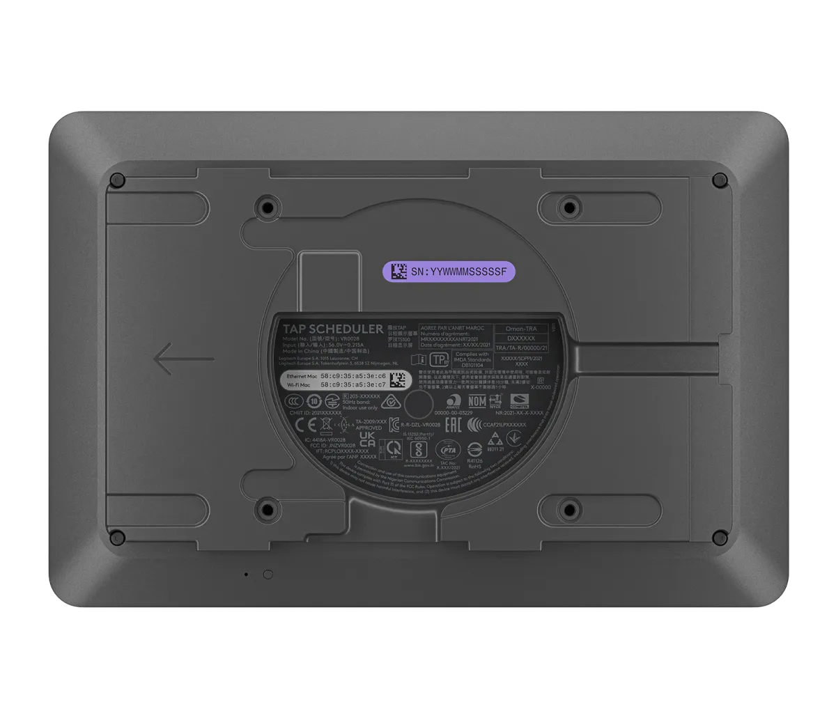 Logitech Tap Scheduler màn hình cảm ứng 10.1 inch hiển thị lịch phòng họp