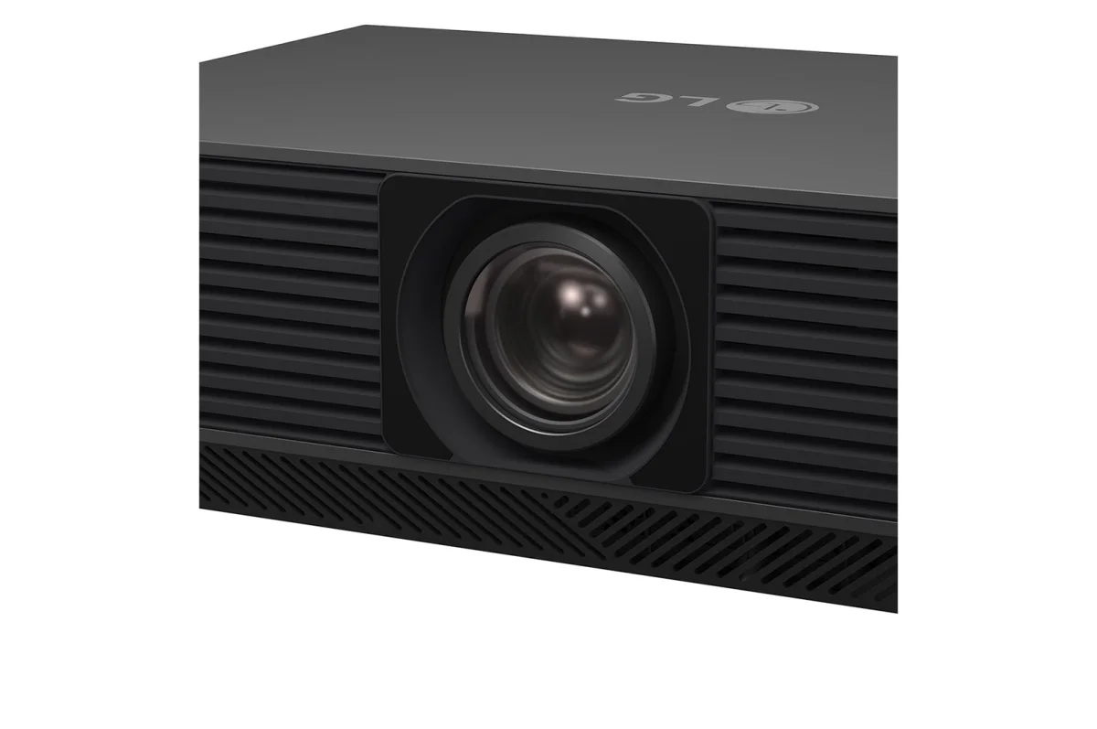 LG ProBeam BU70QGT mặt bên - kích thước 570x360x159 mm gọn gàng