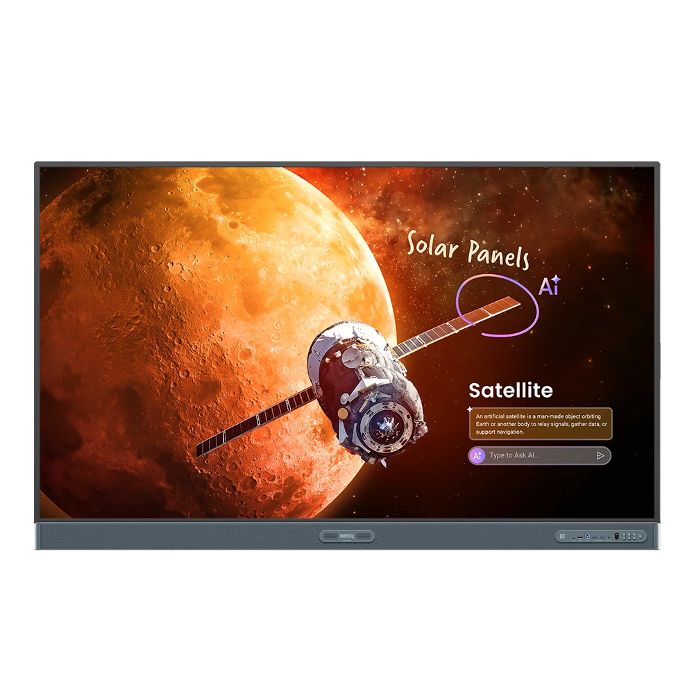 M&agrave;n h&igrave;nh tương t&aacute;c BenQ Board Pro RP7505 75 inch 4K UHD Android 15 EDLA ch&iacute;nh diện