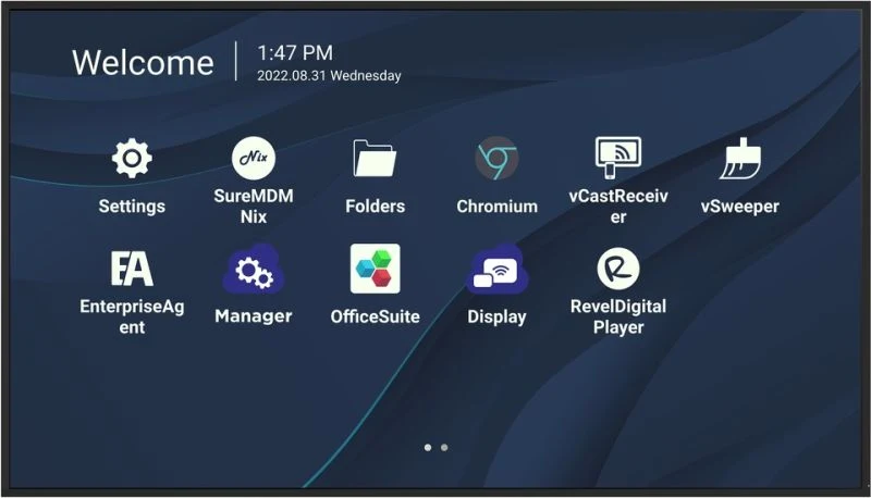 Màn hình quảng cáo ViewSonic CDE7530 75 inch 4K UHD - mặt trước