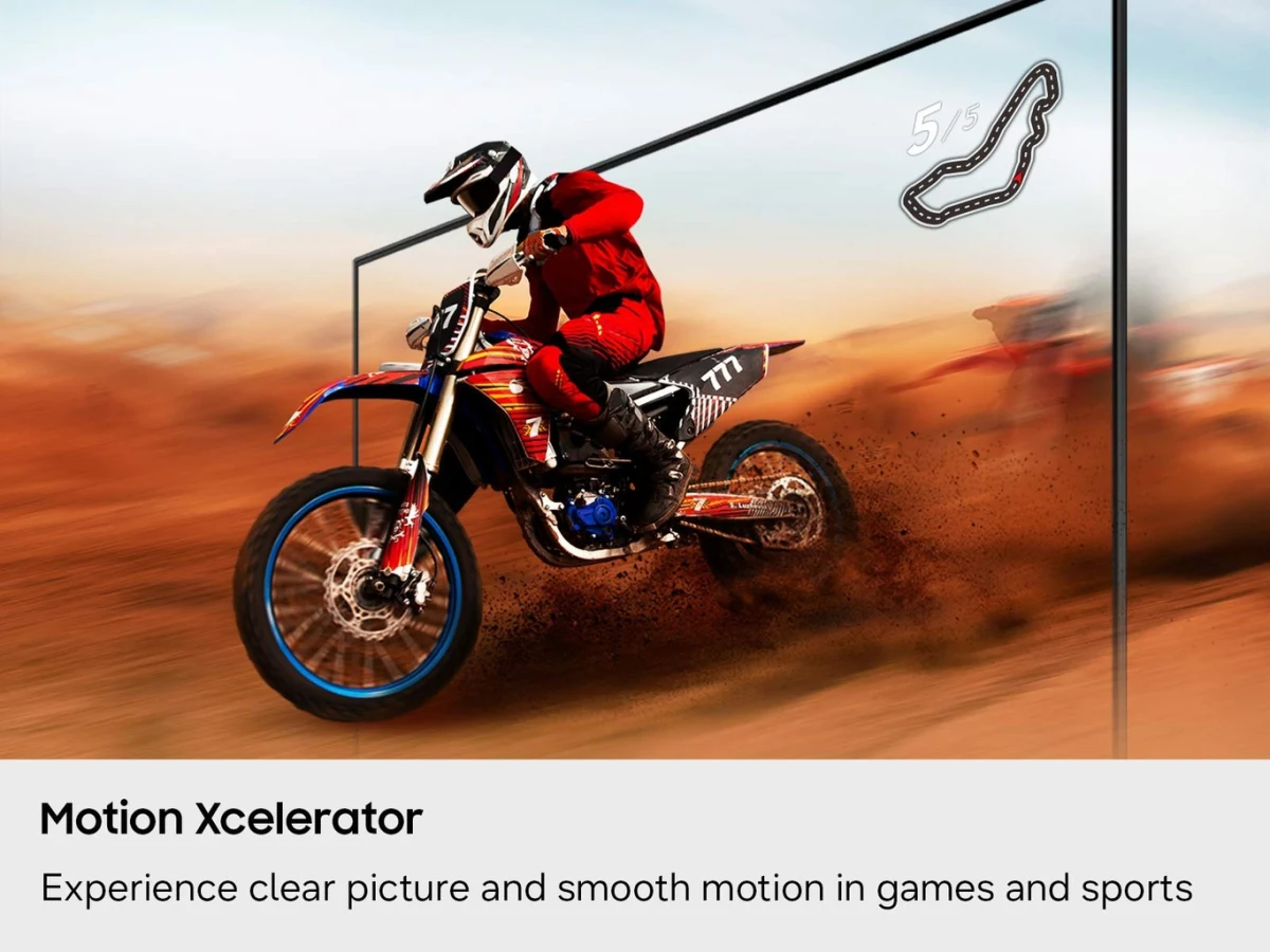 Công nghệ Motion Xcelerator chống mờ nhòe chuyển động trên Samsung U8000H