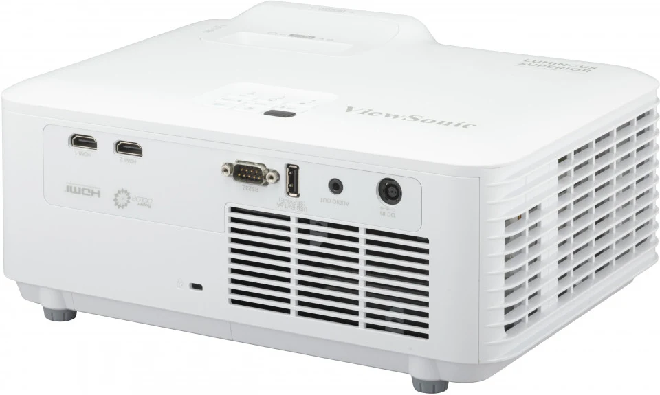 Cổng kết nối máy chiếu ViewSonic LS740W - 2 HDMI, RS-232, USB-A, Audio Out, nguồn DC