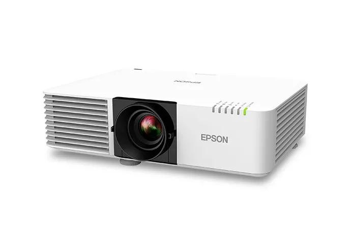 Máy Chiếu Cũ EPSON EB-L520U Laser Full HD - góc nhìn thực tế Máy chiếu Epson EB-L520U góc nghiêng