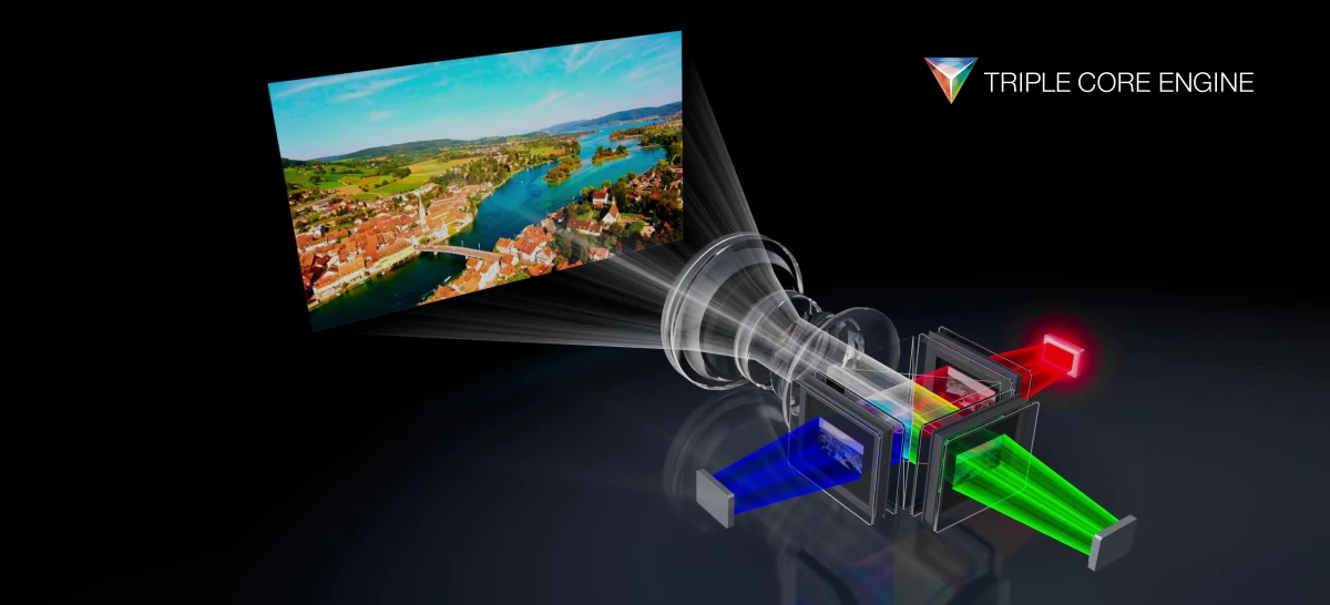 Epson Pop EF-61G EF-62N công nghệ 3LCD Triple Core Engine RGB-LED