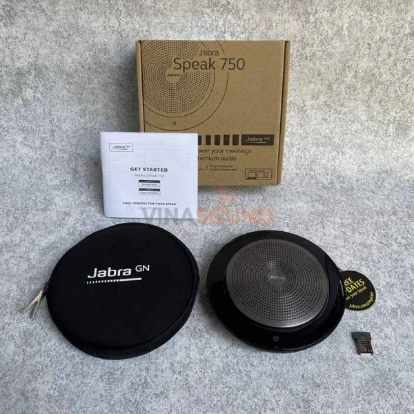Jabra Speak 750 - loa hội nghị di động USB/Bluetooth Loa hội nghị Jabra Speak 750 di động