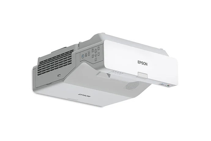 Máy chiếu siêu gần Epson EB-770F góc phải - thiết kế trắng tinh tế